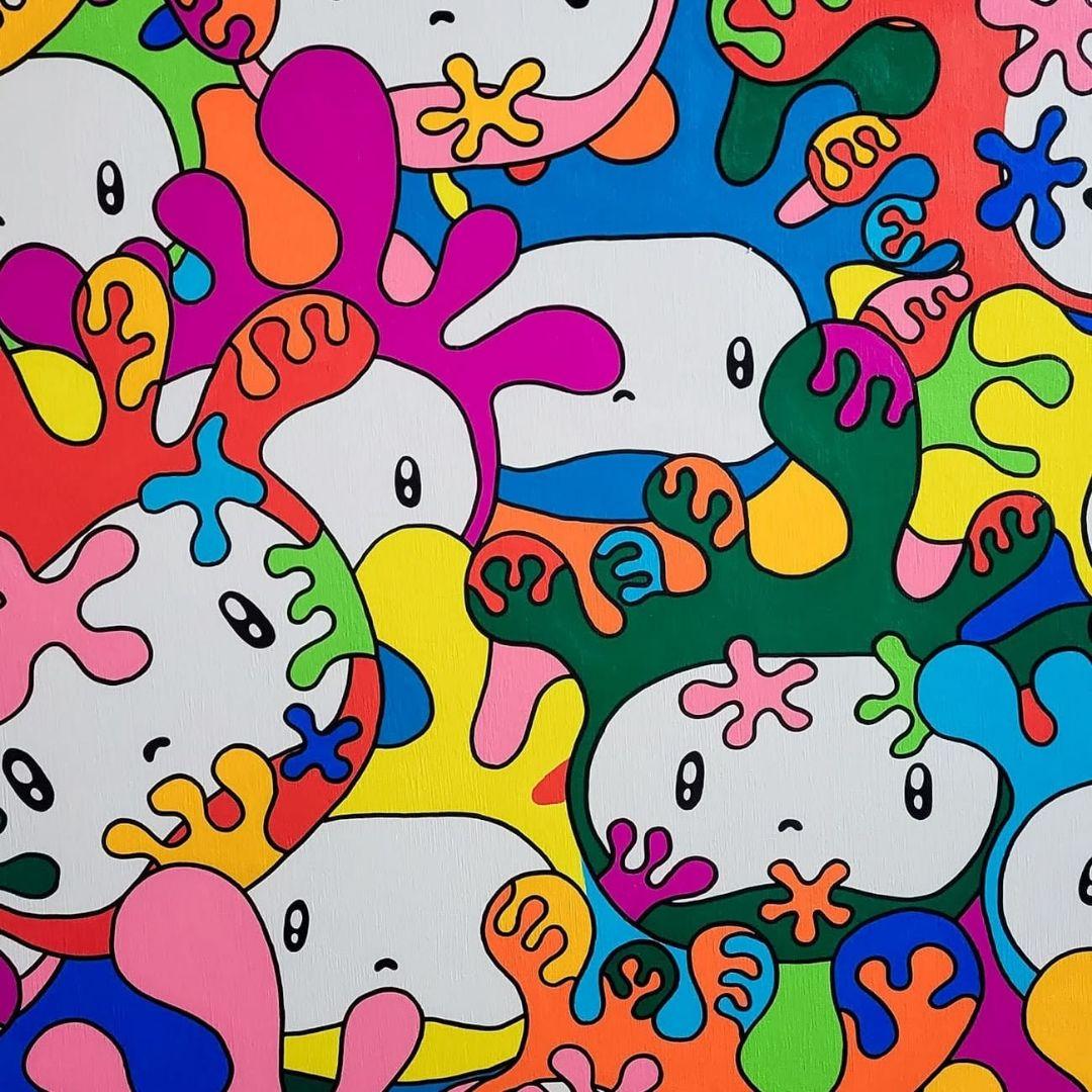 ★鈴木哲也★F100(1620×1300mm)アクリル原画★送料無料#0094