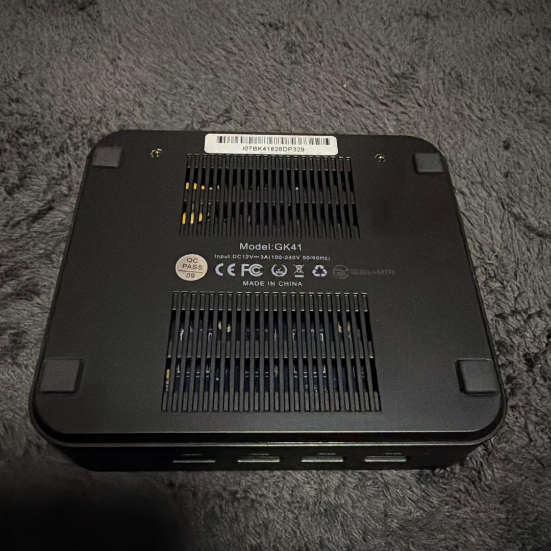 コンピュータ・IT MINISFORUM GK41 Windows 11 Pro SSD256GB