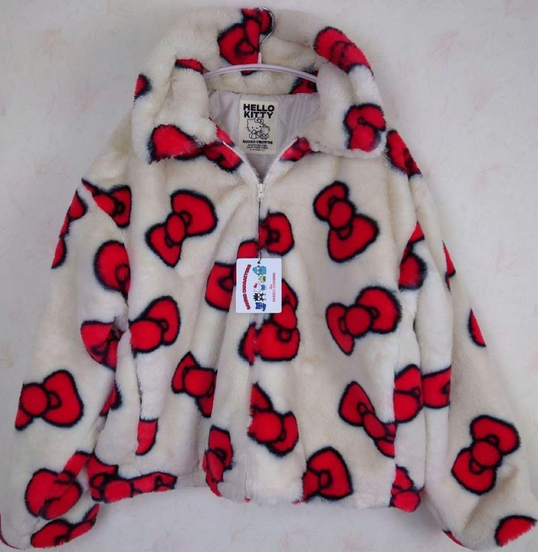 最終価格RODEO CROWNS キティ　 フェイクファーコート