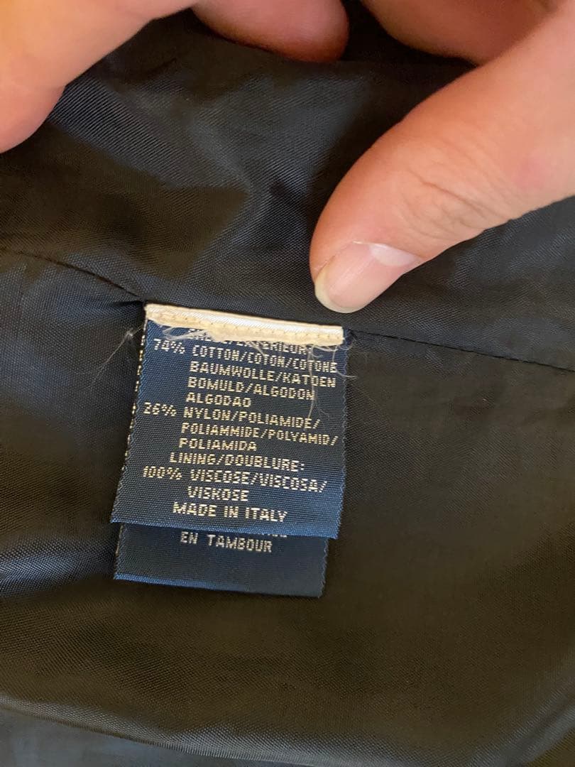 イタリア製 ポロラルフローレン モーターサイクルジャケット