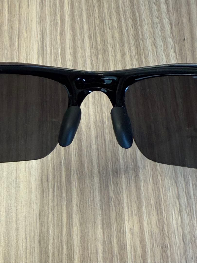 Oakley スポーツサングラス ブラック 偏光レンズ