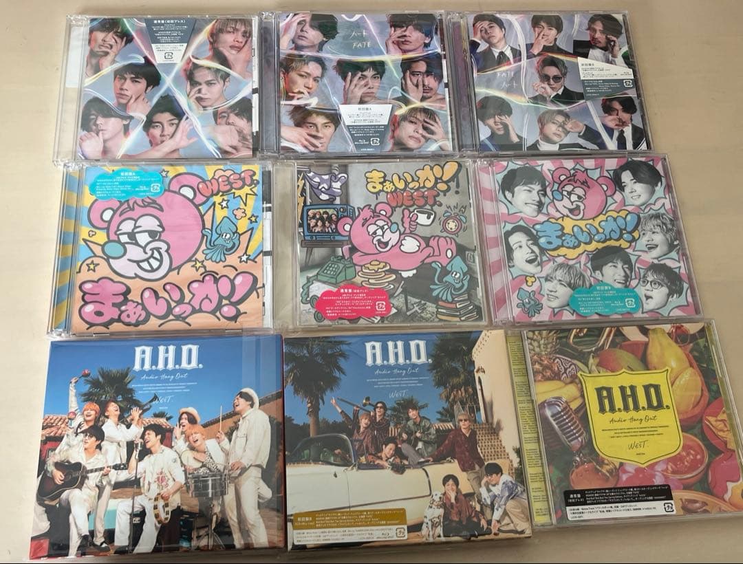 WEST. （ジャニーズWEST）　CDシングル、アルバム55枚まとめ売り