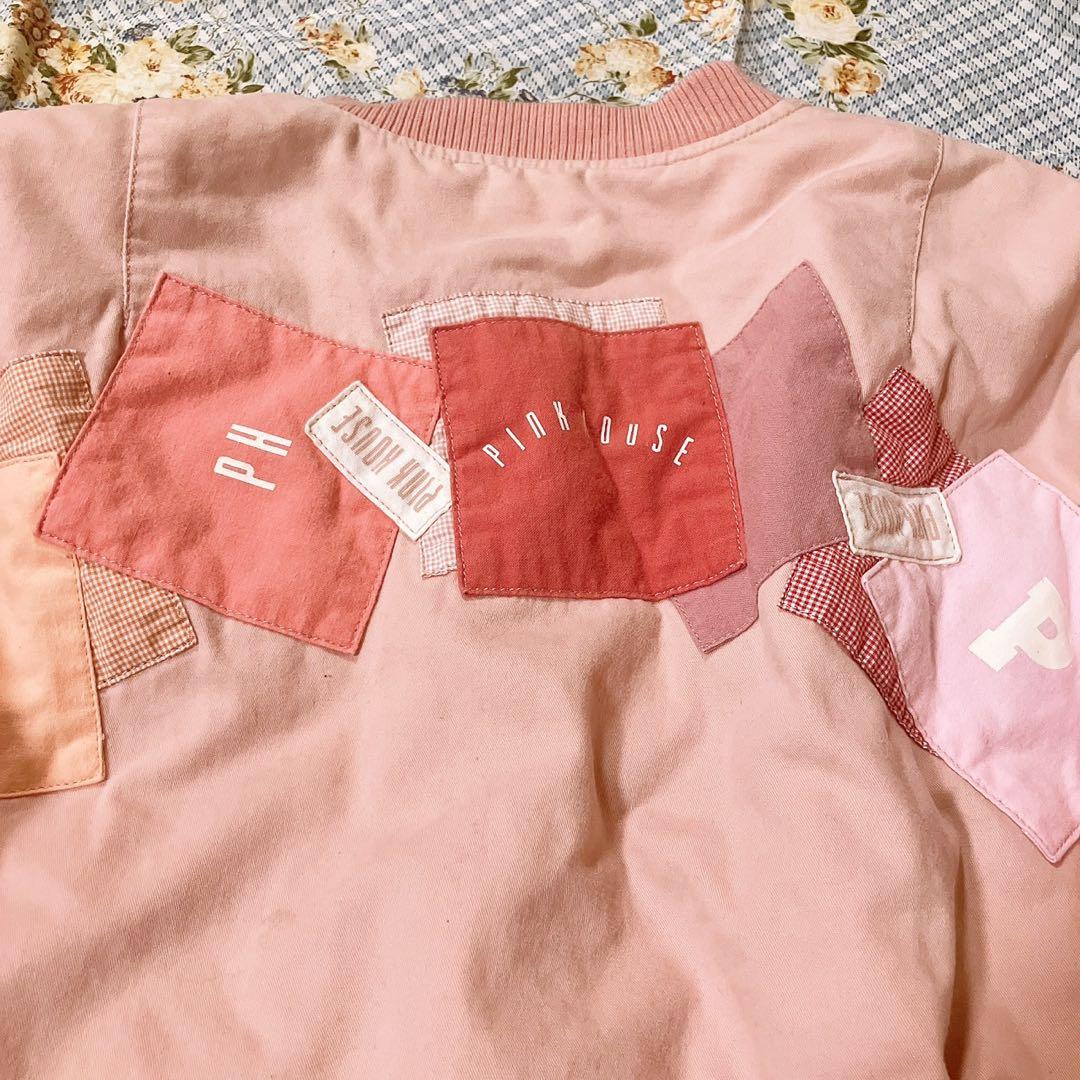 PINK HOUSE ブルゾン　パッチワーク　ジャケット ピンク