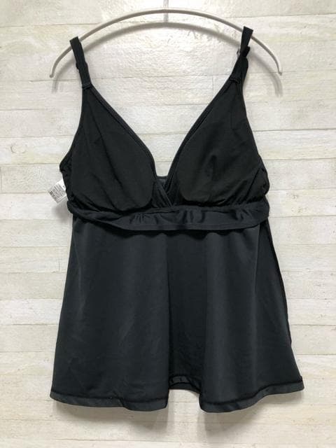 新品☆3L♪黒ラッシュガード・レギンス付♪水着5点セット♪UVカット☆☆G665