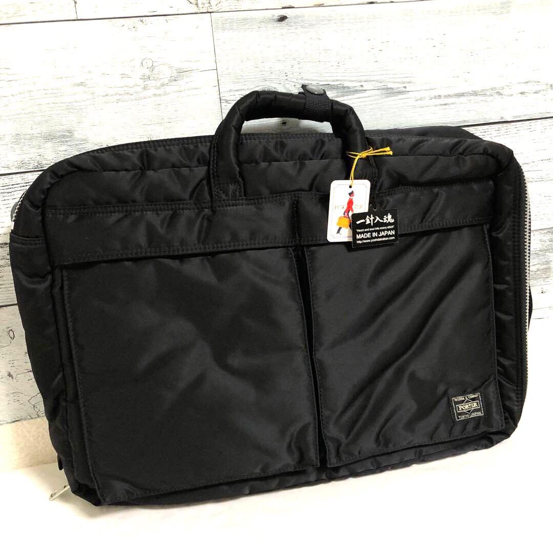新品未使用✨廃盤 ポータータンカー ビジネスバッグ 3way A4可 大容量 黒