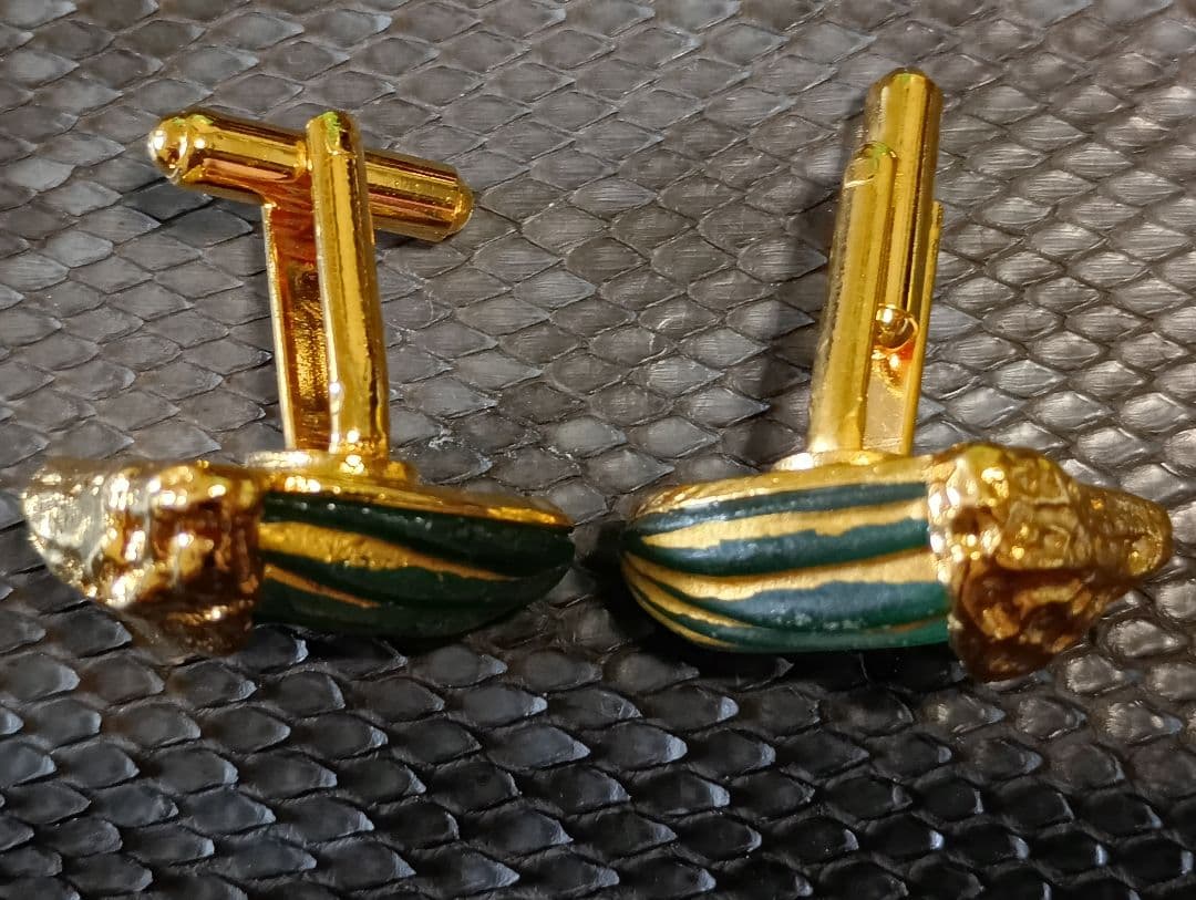 レア 希少 daum FRANCE ドーム フランス カフス ゴールド ガラス