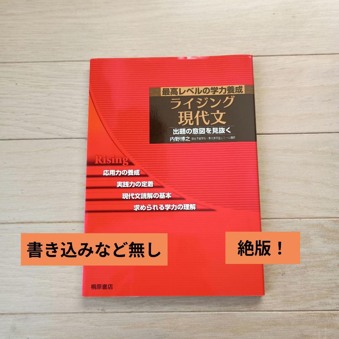 「ライジング 現代文 」絶版！内野博之　書き込み無し　大学受験
