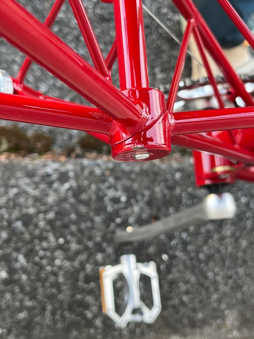 【即乗】ノーブランド（Alex Moulton風／TSR系？）再塗装 10速