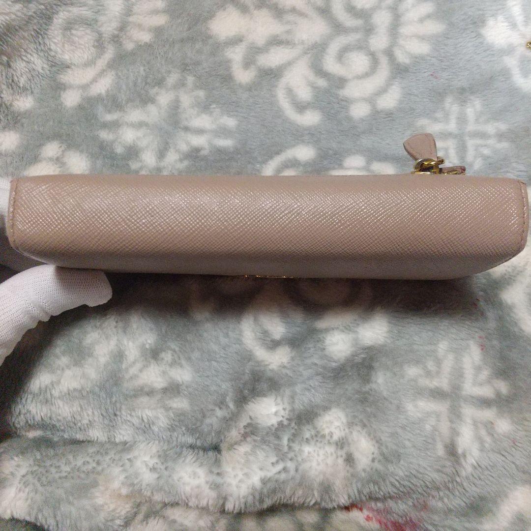 PRADA サフィアーノベージュ 長財布 カードケース付き