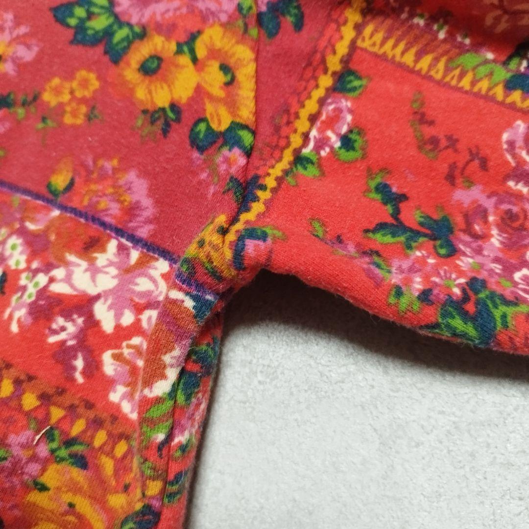 ​希少)KENZO JEANS ケンゾー 花柄 スウェットカーディガン 北斎タグ