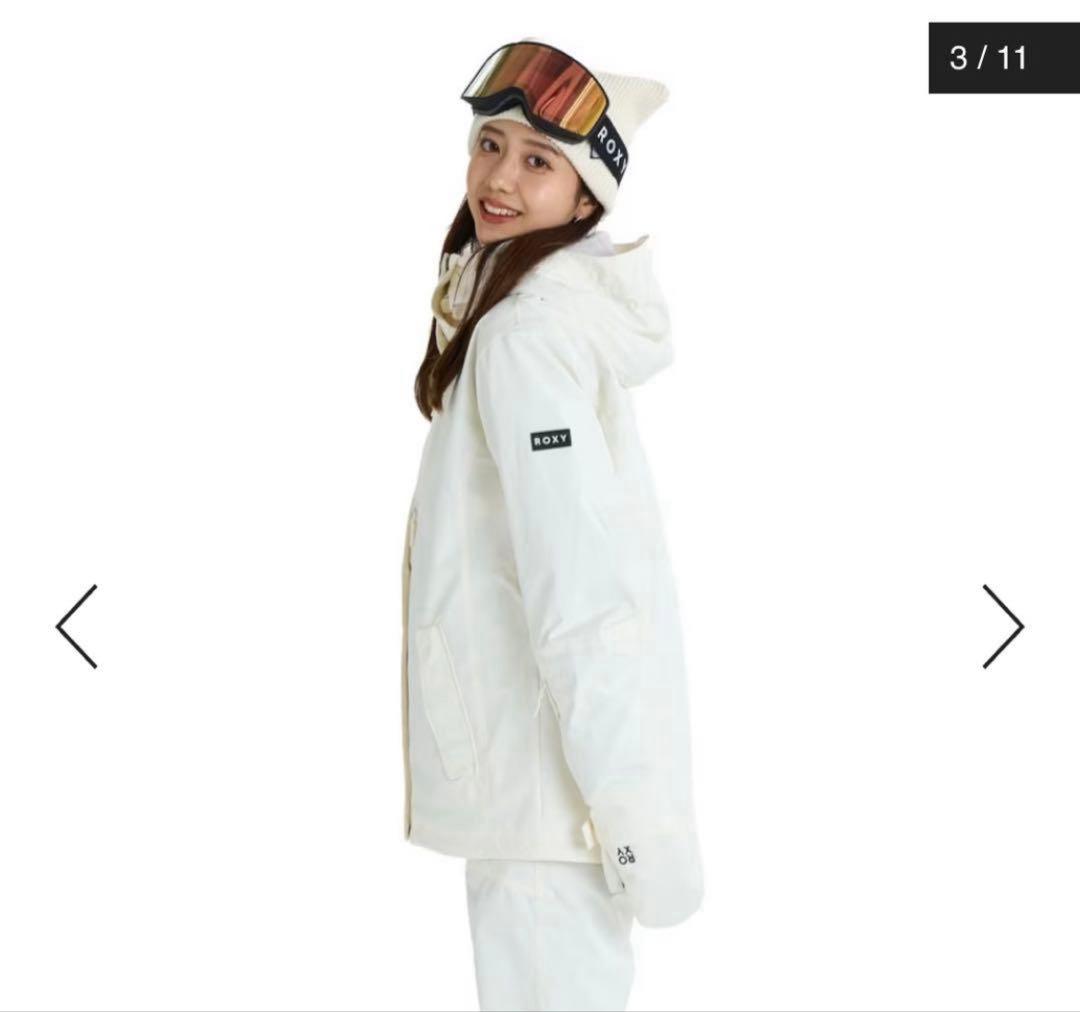 ❤️とみー❤️ROXY JETTY ロキシー　上下セット　ホワイト　L