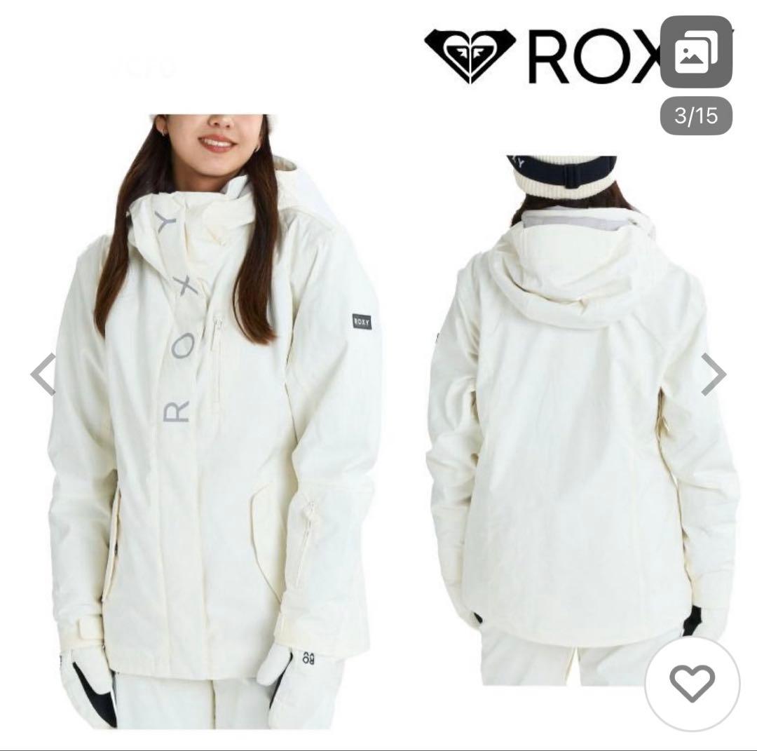 ❤️とみー❤️ROXY JETTY ロキシー　上下セット　ホワイト　L