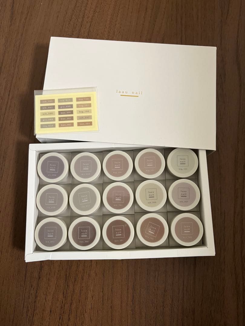 【新品未使用】laau nail sheer 15color