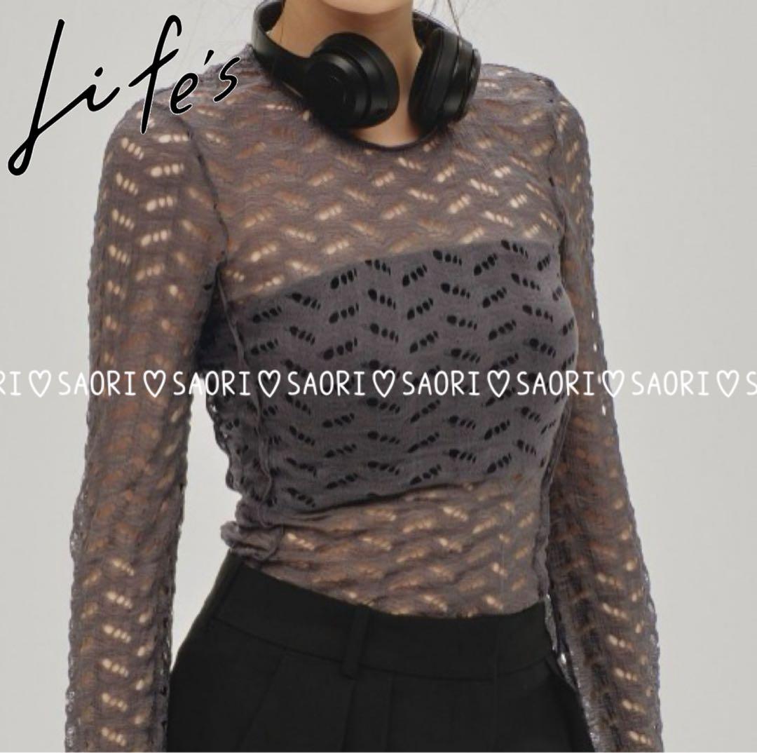 TODAYFUL【美品】Jacquard Long T-shirts①