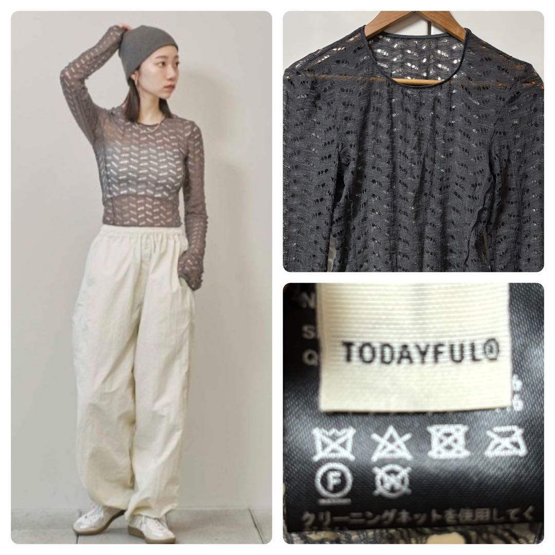 TODAYFUL【美品】Jacquard Long T-shirts①