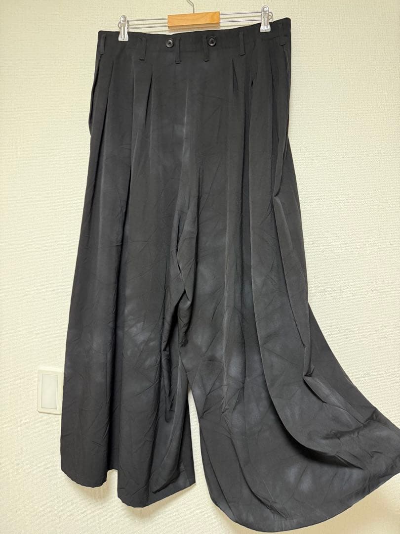yohji yamamoto 18aw look1 袴パンツ サスペンダー付