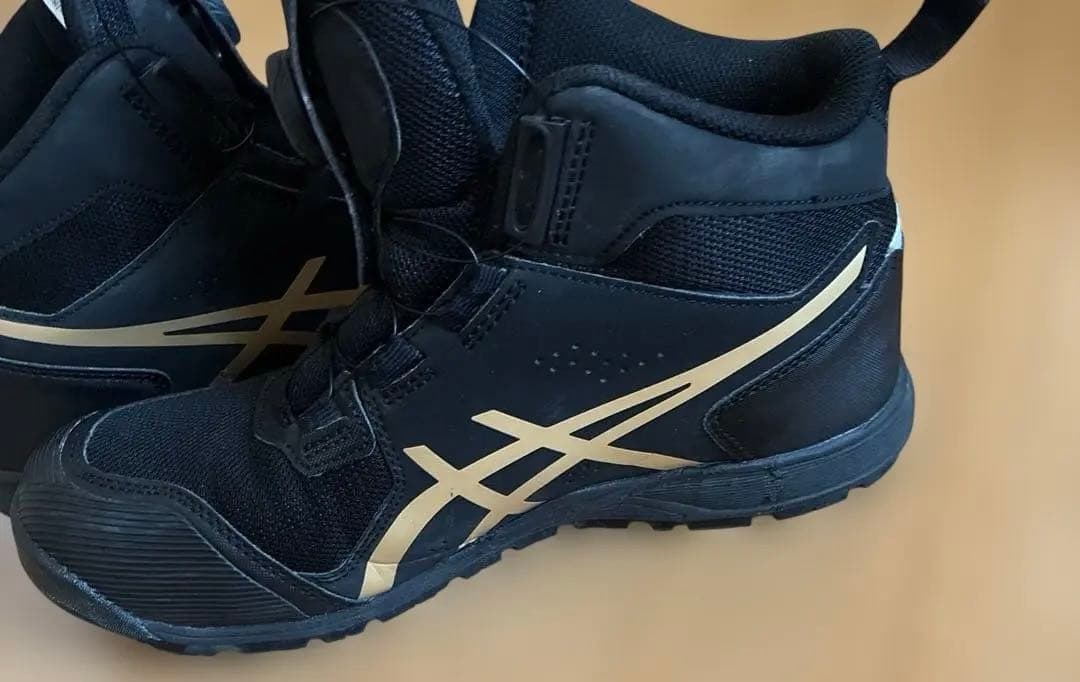 アシックス安全靴ブラックTSBOAシステム限定色WINJOBCP214 25cm