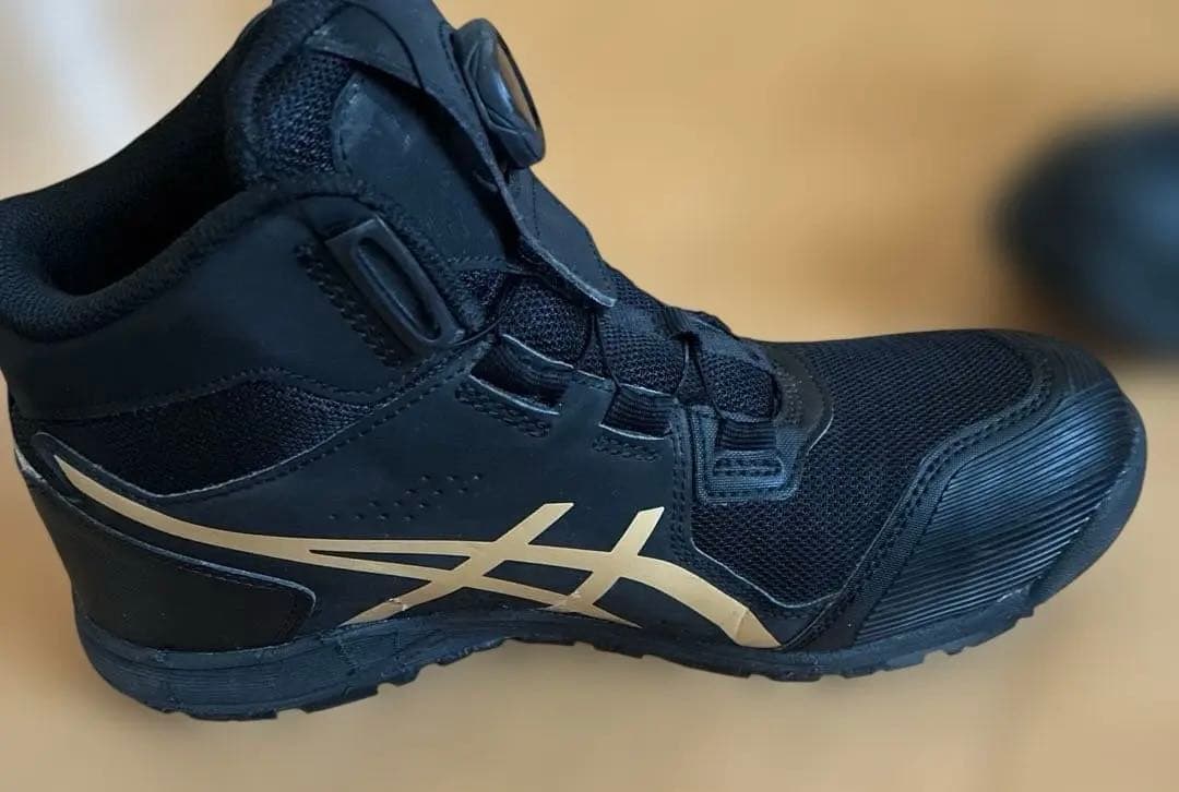 アシックス安全靴ブラックTSBOAシステム限定色WINJOBCP214 25cm