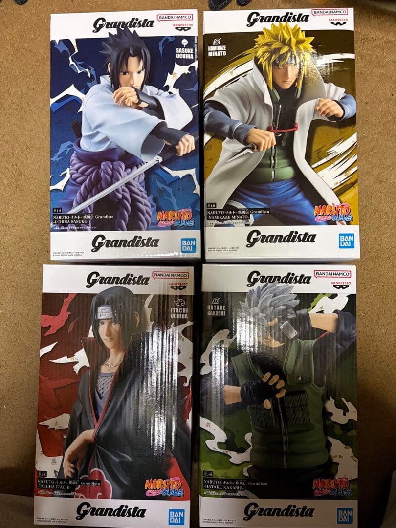 NRUTO grandista フィギュア5体セット