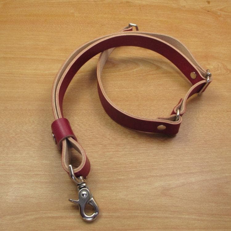 赤色 サドルレザー　６丁差し　革ベルト付　シザーケース　SCL-150/CRB