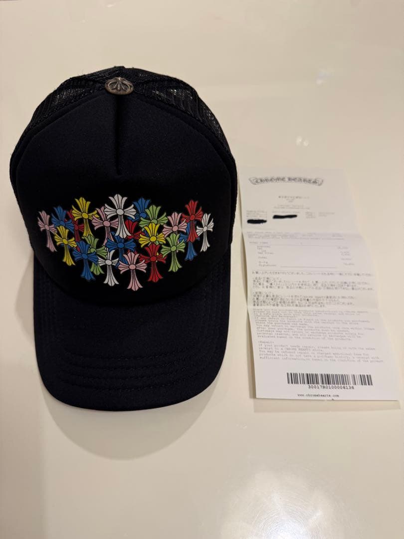 期間限定 国内正規品 クロムハーツ マルチカラー キャップ クロス トラッカー