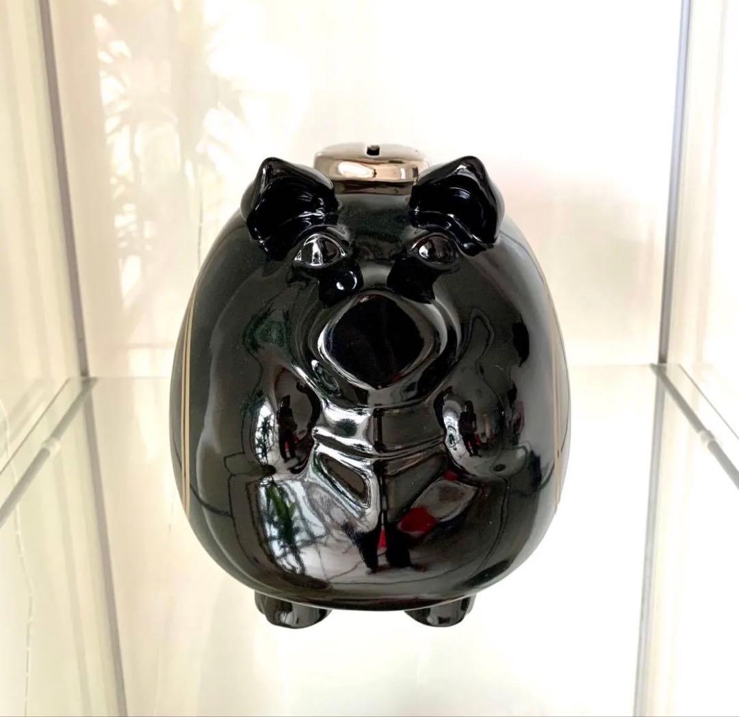 HARLEY-DAVIDSON 豚型貯金箱 黒