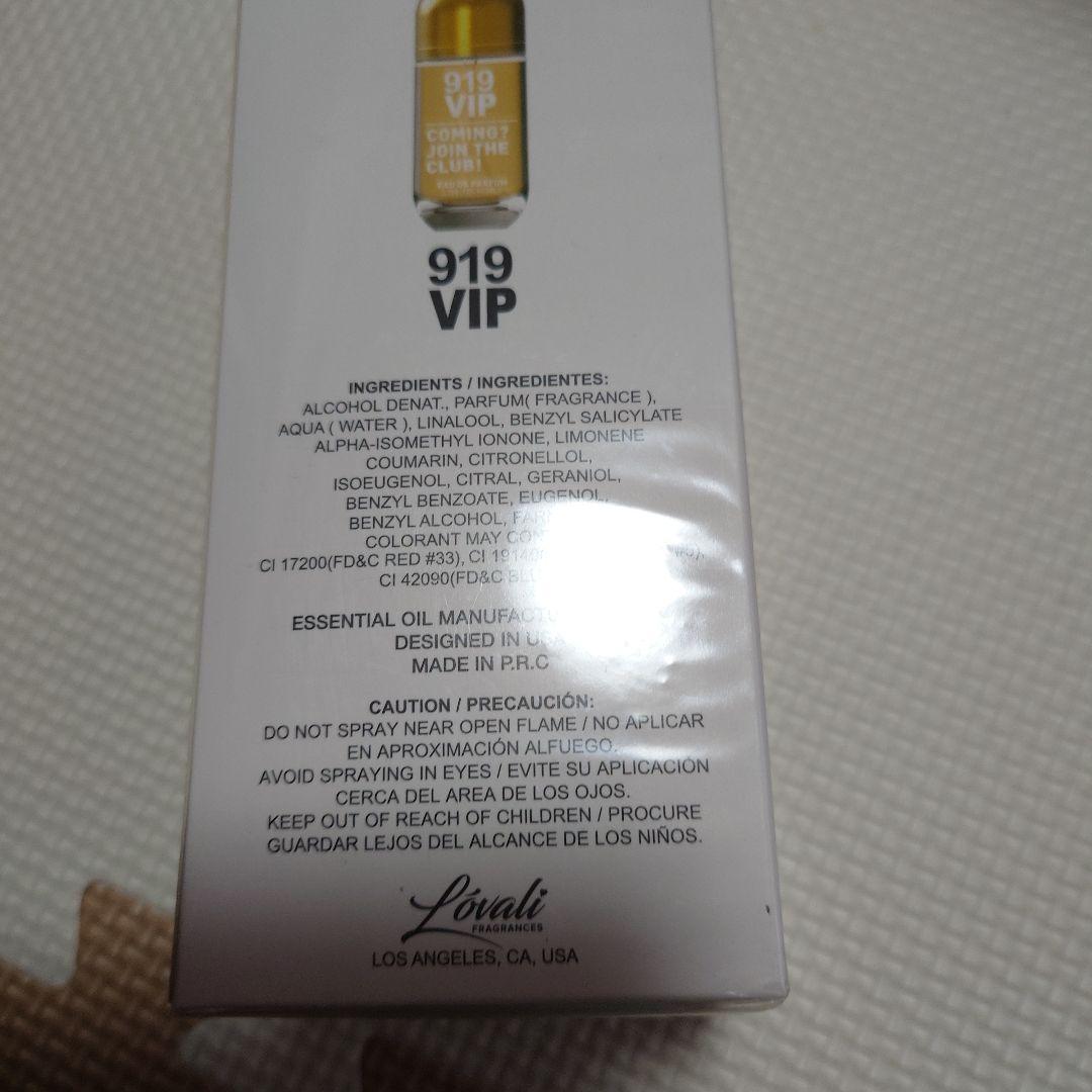 919 VIP Pour Femme 85ml 香水