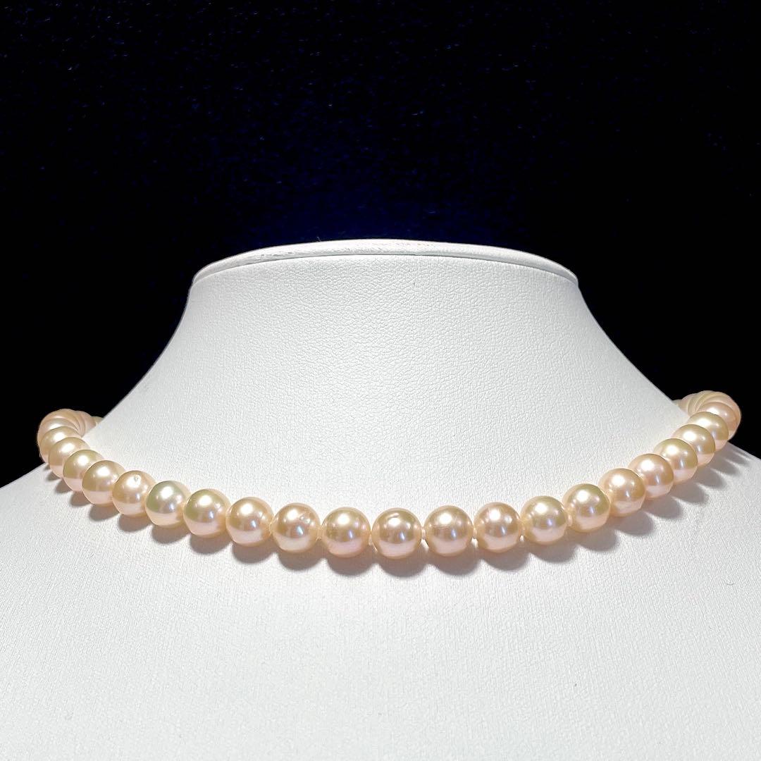 オールクッション✨️ あこや真珠 パール ネックレス 約8.0~8.5mm 本真珠