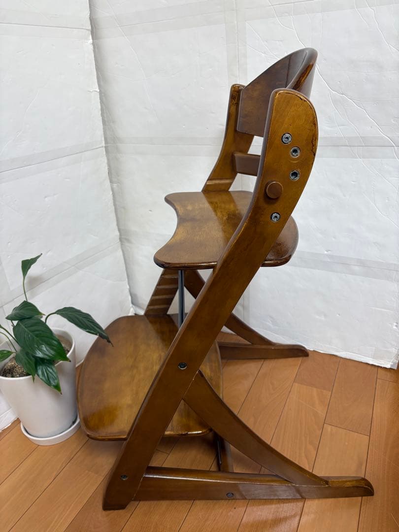 【美品】yamatoya 大和屋　すくすくチェア　テーブル付き　ベビーチェア