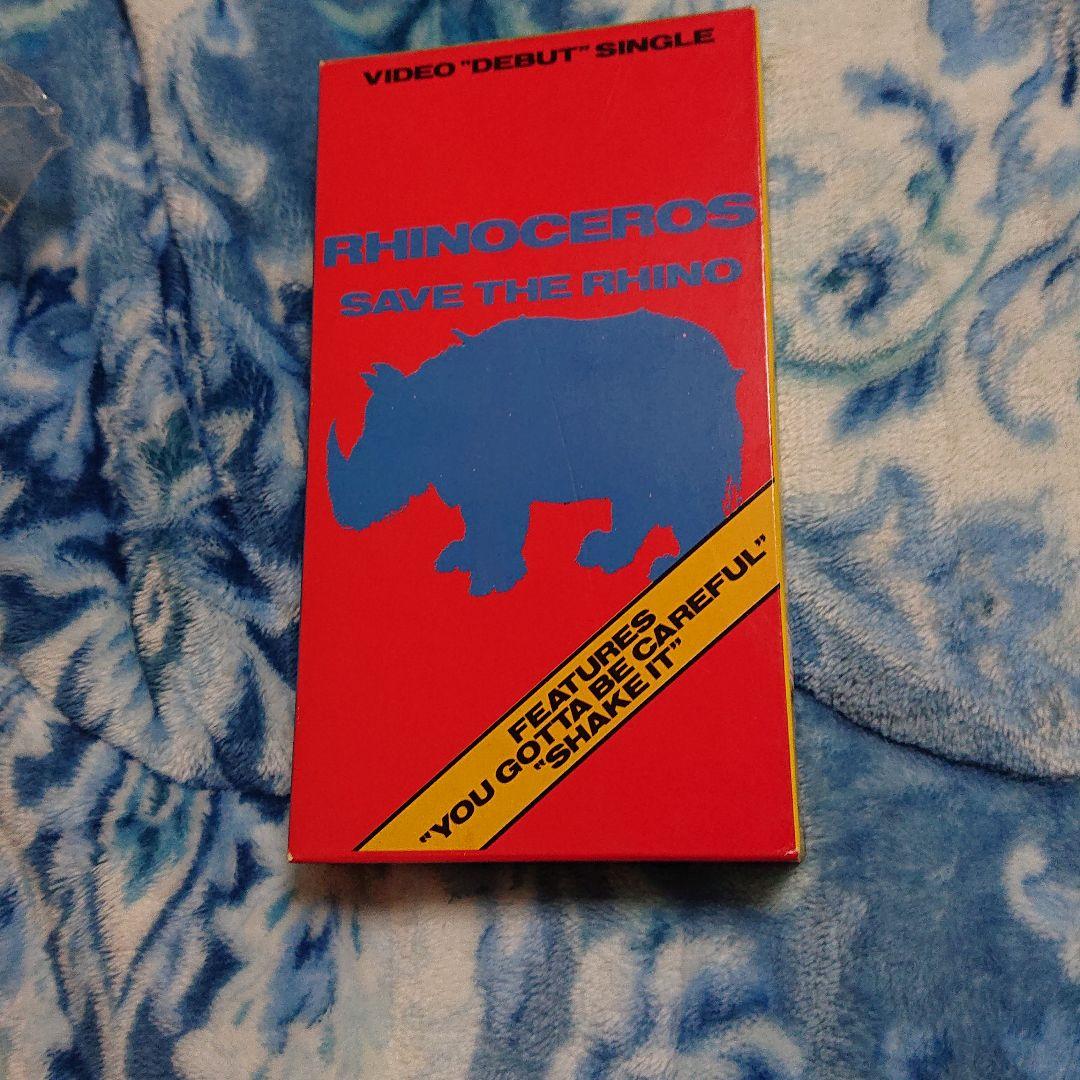 ミュージック RHINOCEROS / SAVE THE RHINO (VHS)