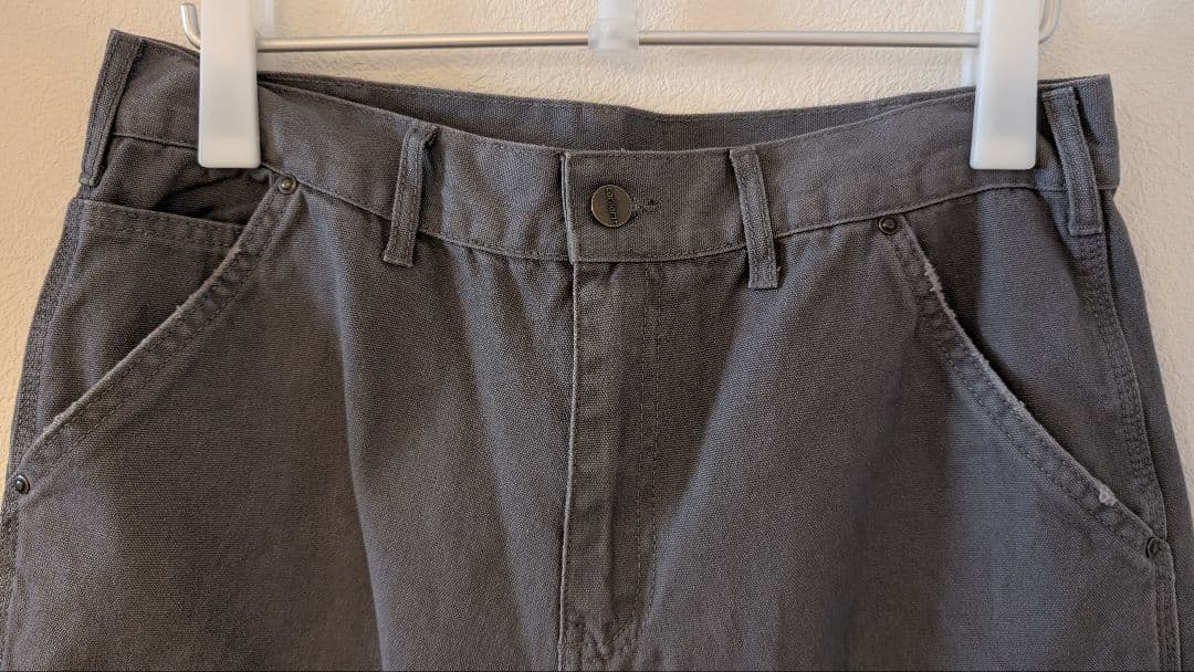 Carharttダブルニーパンツ B136-GVL W30 USA製　レアカラー