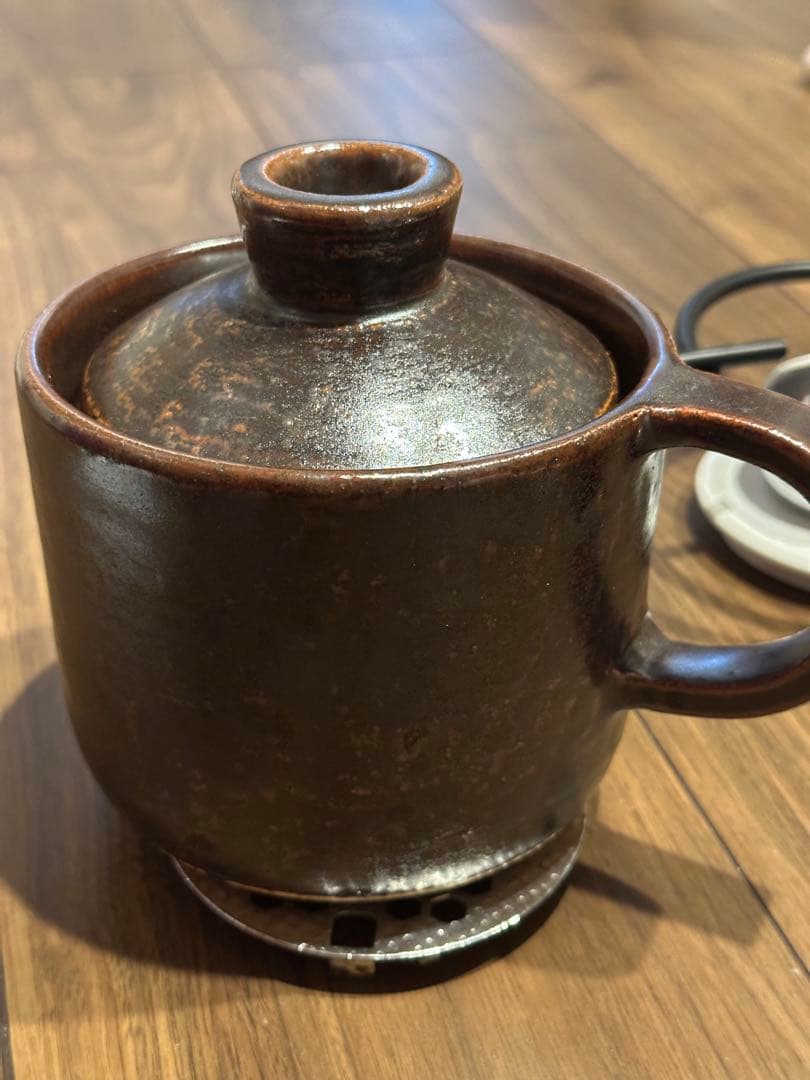 【新品•未使用】おまぐはん　渋栗　一人用ごはん土鍋