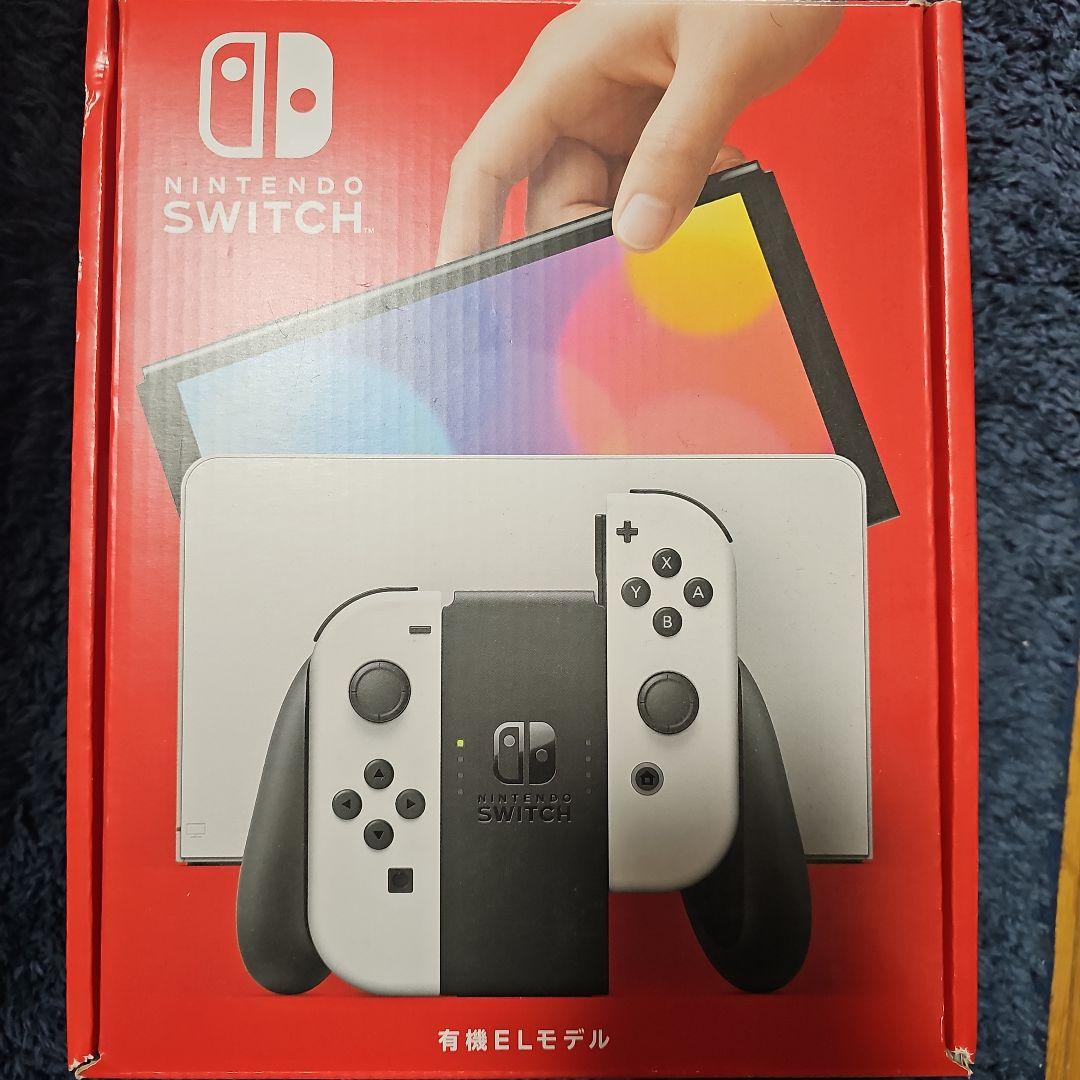 が*く様 Nintendo Switch 有機ELモデル ホワイト&スーパーマリ
