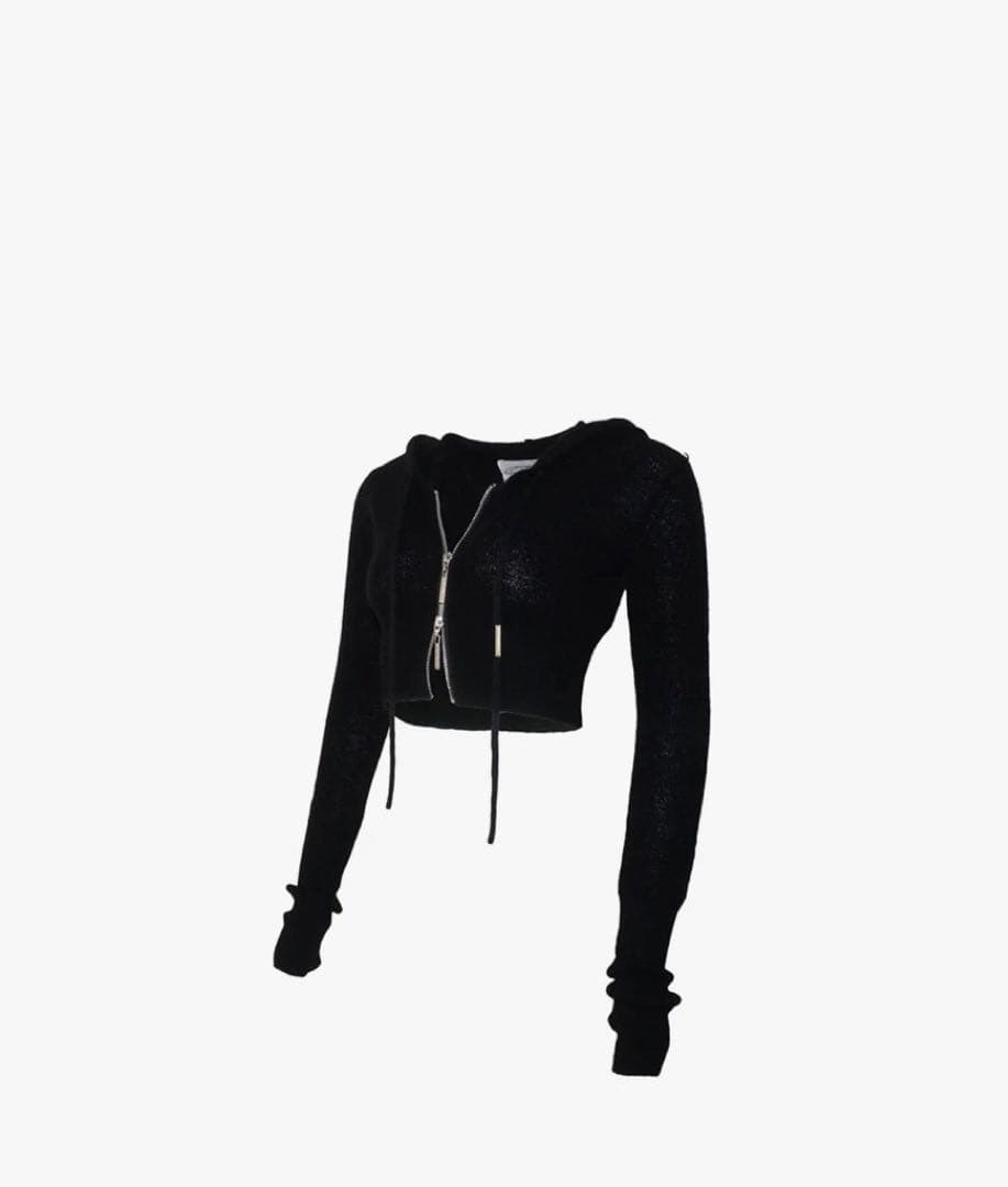 トップス theredthread S w zip knit hoodie