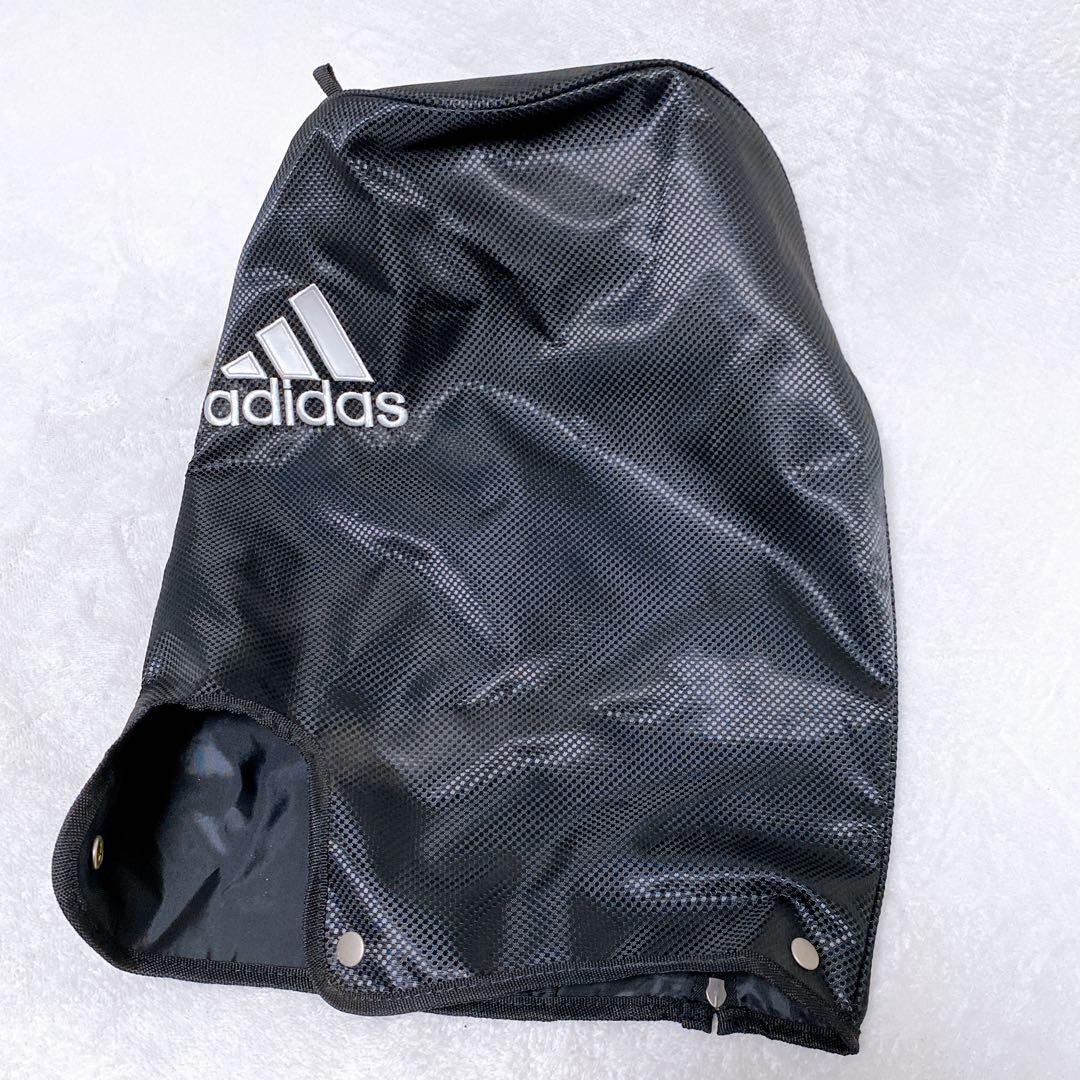 adidas アディダス　キャディバッグ　ブラック　黒　9型　ネームプレート付き