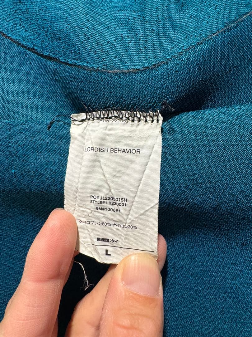 【美品】Lordish Behavior ブラック フルスーツ