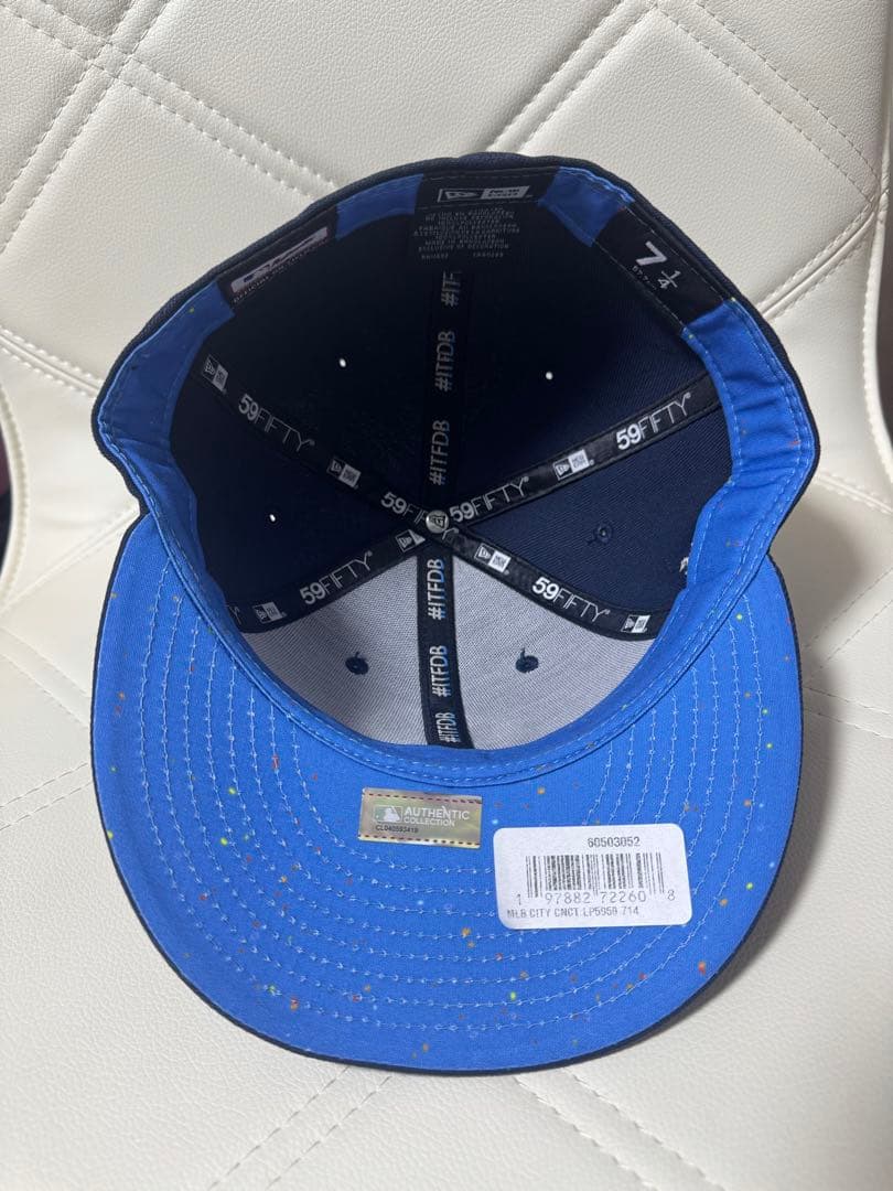 【新品】59FIFTY LP MLBシティコネクトドジャースネイビー7 1/4
