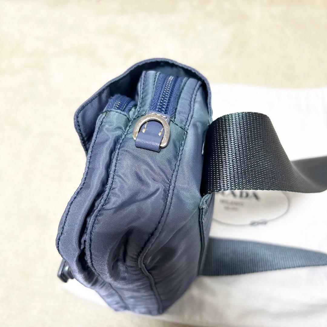 美品　プラダ　PRADA ボディバッグ　ウエストポーチ　ミニショルダーバッグ