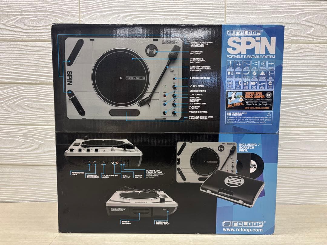 reloop ポータブル ターンテーブル spin 97