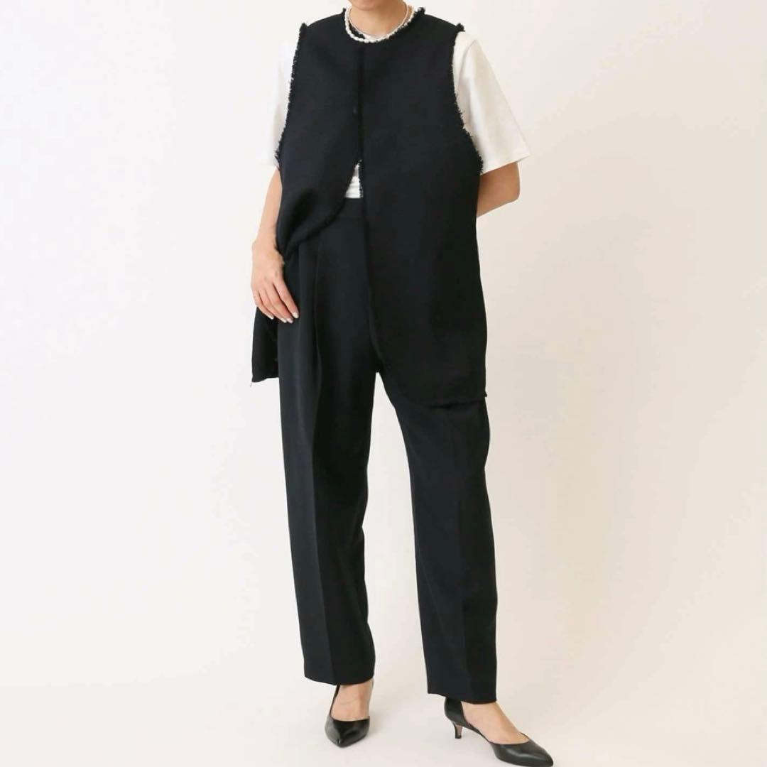 IENA ＆NAVY 2way ツィードベスト 2023SS 美品 ツイード