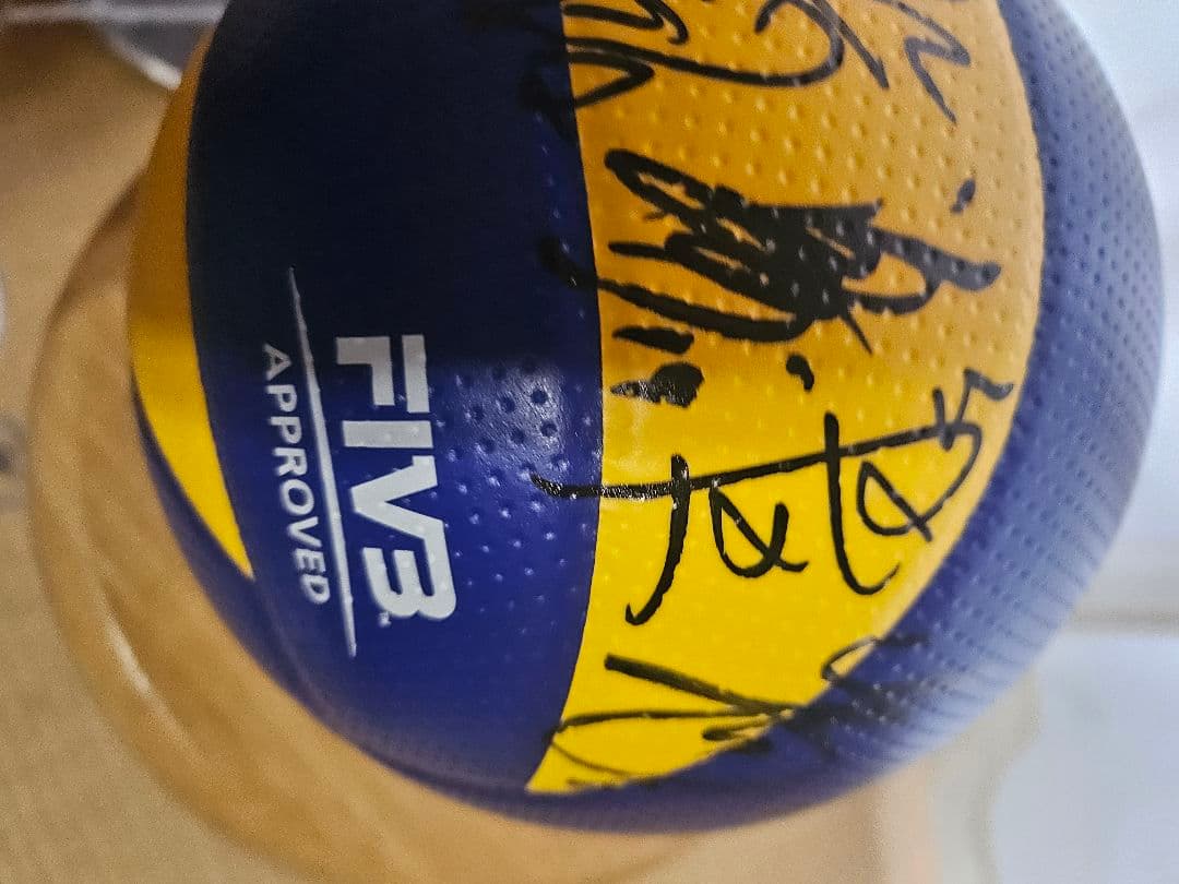 ミカサ FIVB公認 バレーボール 全日本選手サイン入り