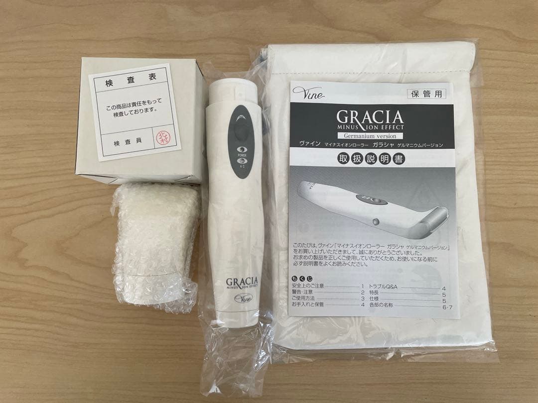 GRACIA ヴァイン マイナスイオンローラー ガラシャ　美顔器　新品未使用