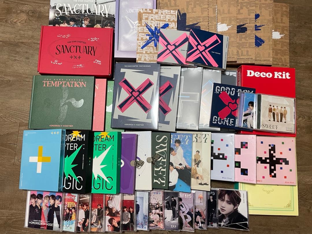 TXT 過去アルバム・デコキット・シーグリセット