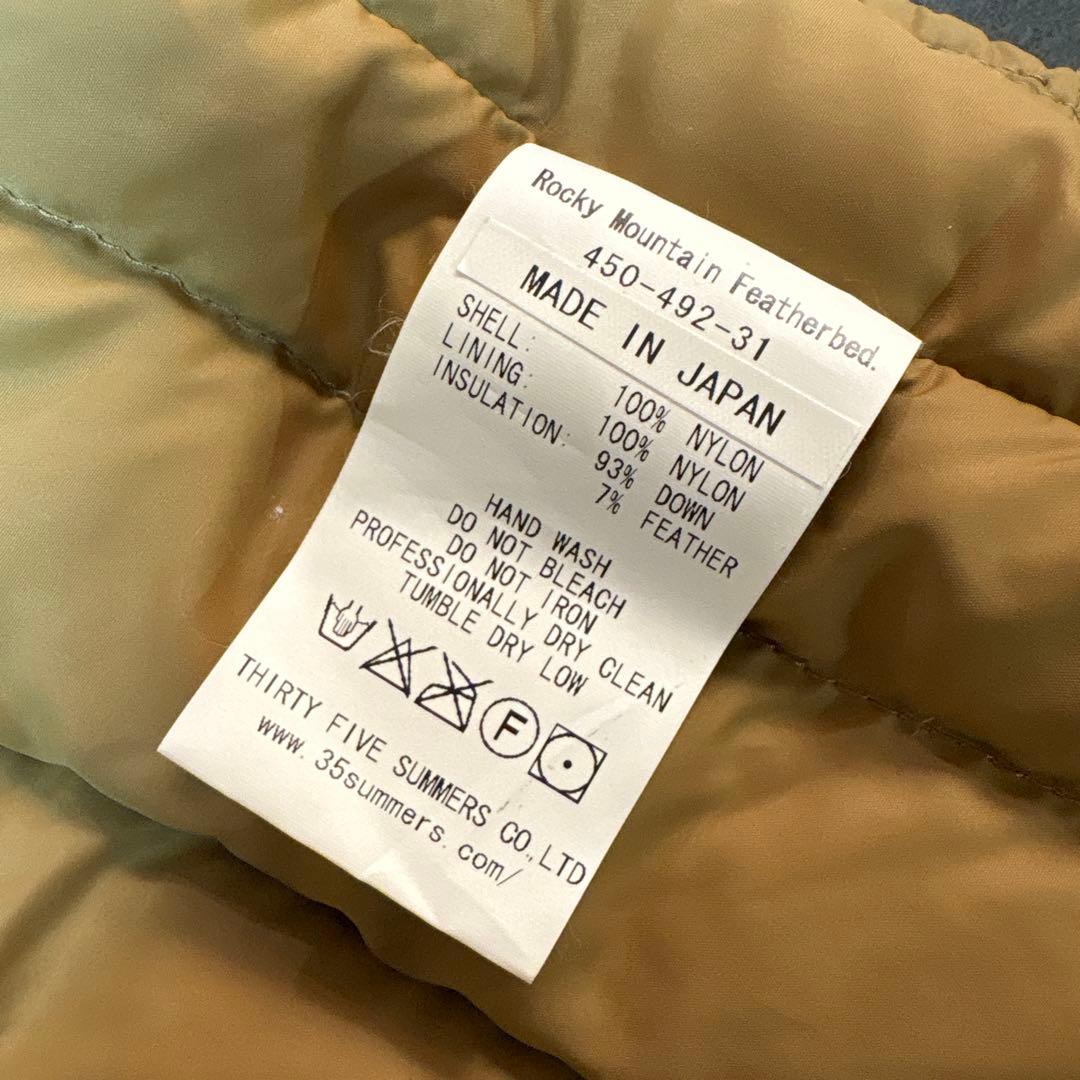 ROCKY MOUNTAIN FEATHERBED ダウンベスト 36