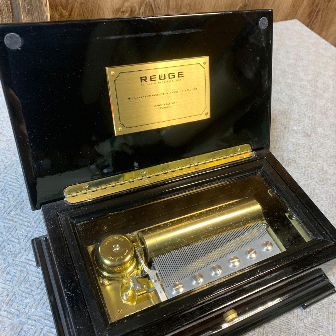 H415\" 動作確認済 REUGE オルゴール カノン 72弁