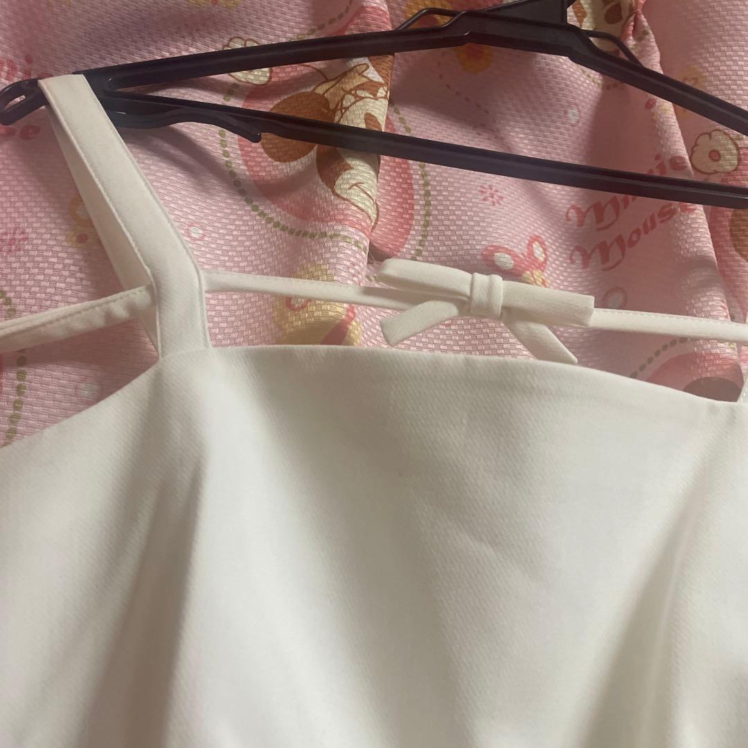 バレエコアペプラムキャミソール