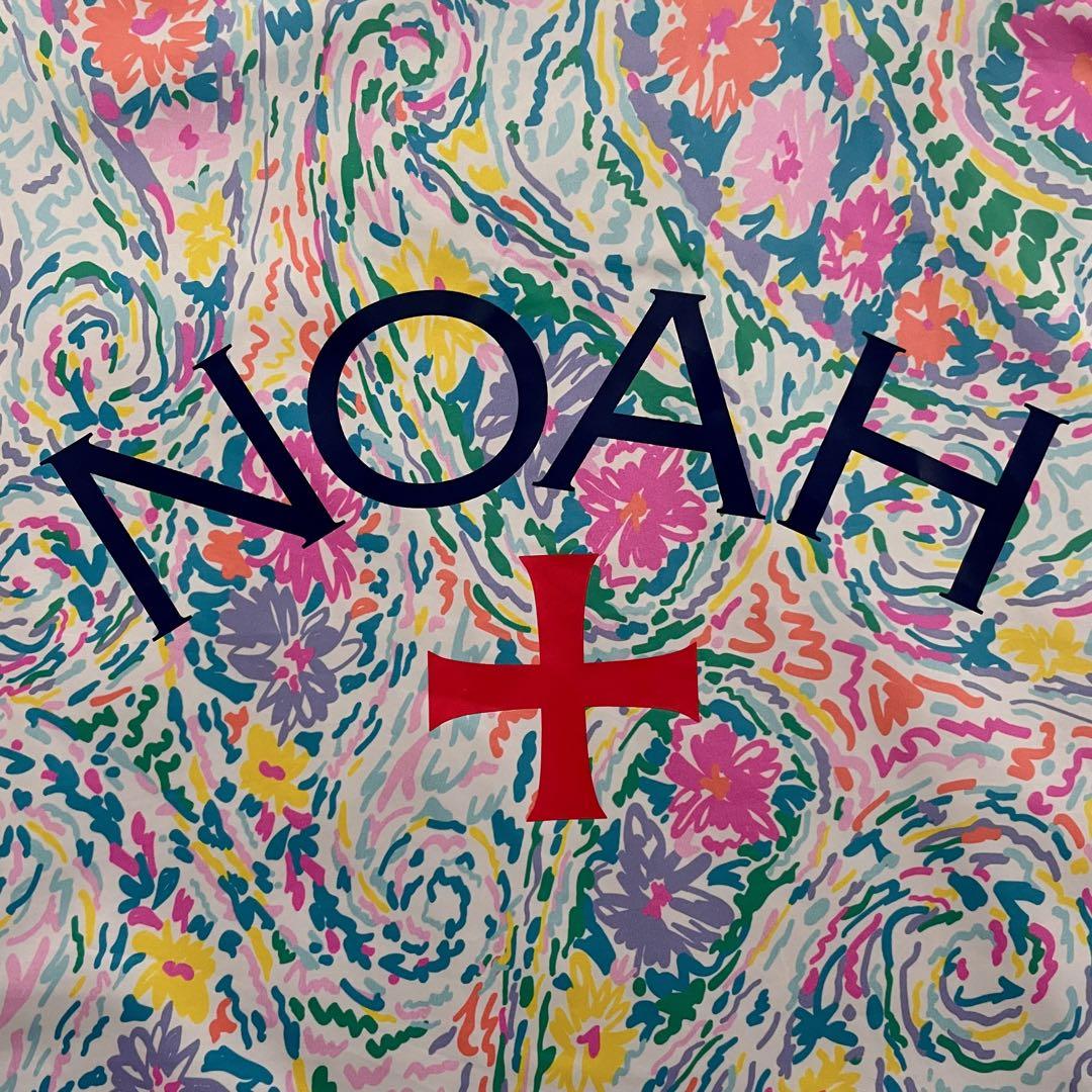 【極美品】　【レアサイズ】　アディダス　ノア　ナイロンジャケット　総柄　古着