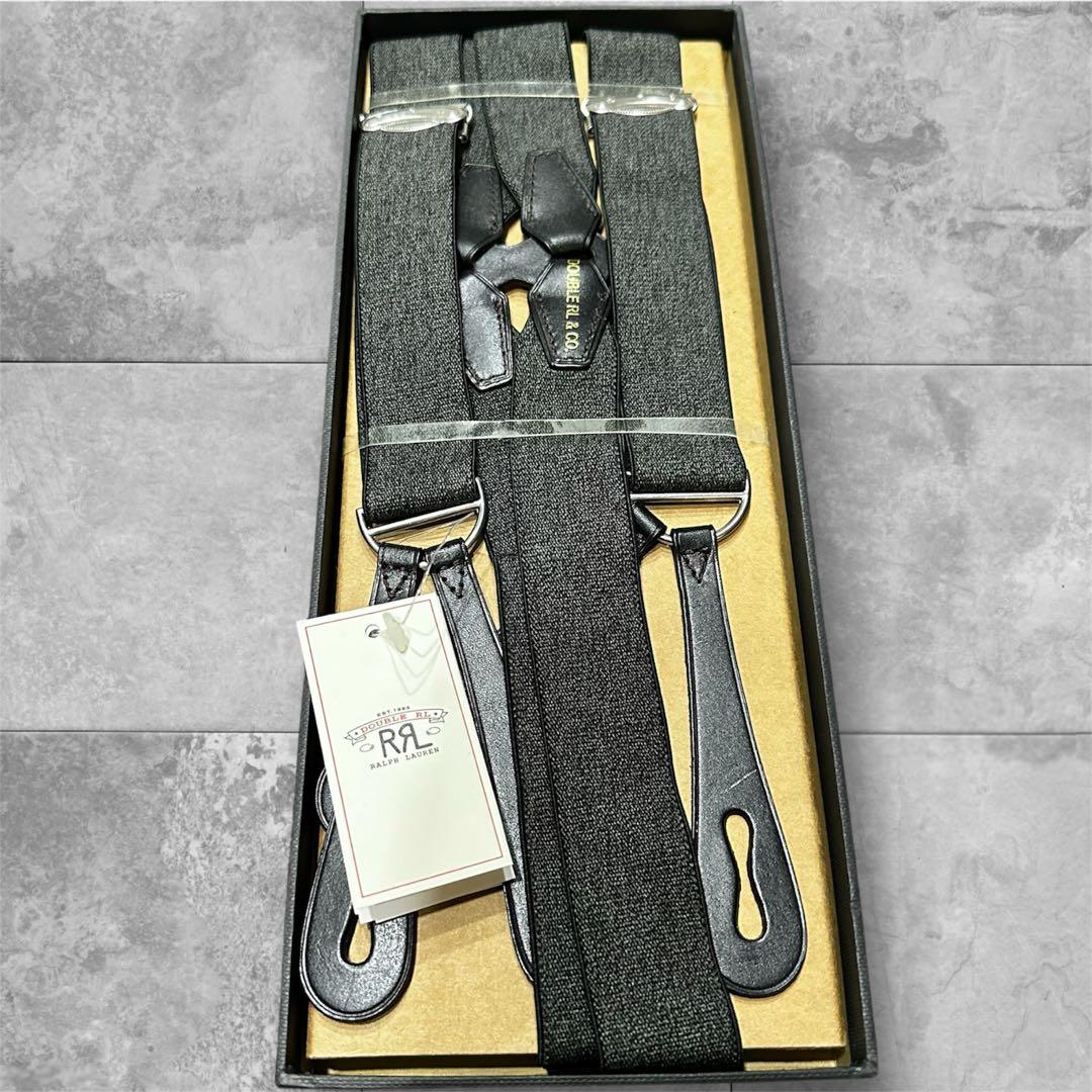 新品未使用 RRLラルフローレン ストレッチ ジャスペ ブレーシズ　サスペンダー