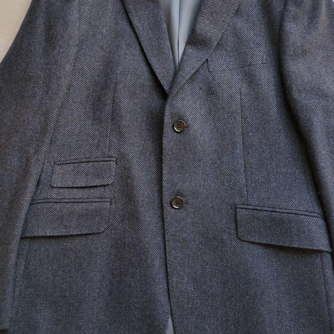 【Tradmen Collection】 ネイビー ビジネススーツ ウール混紡