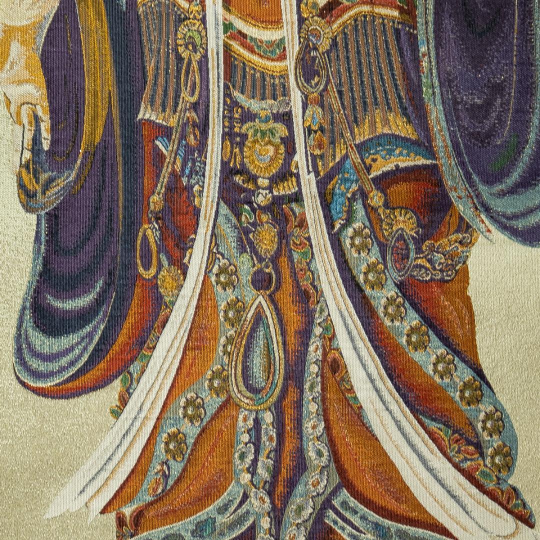 掛軸-1765　吉祥天立像　浄瑠璃寺　刺繍作品　重要文化財　真言律宗小田原山